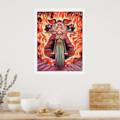 Great Boars Afire Poster (Keuken)