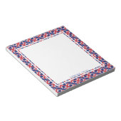 GREAT BRITAIN UK Patriotic Personalized BRITISH Notitieblok (Schuin)