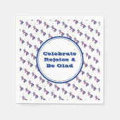 GREAT BRITAIN UK Personalized Celebrate Rejoice Servet (Voorkant)