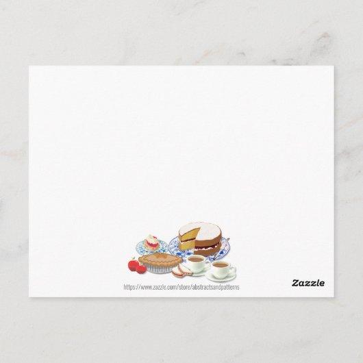 Great British Food Briefkaart (Achterkant)