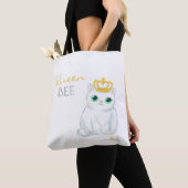 Great British Kittens - Cute White cat canvas tas (Dichtbij)