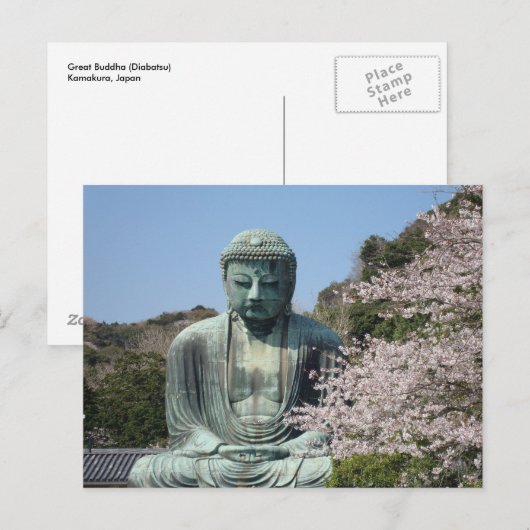Great Buddha - Kamakura Briefkaart (Voorkant / Achterkant)