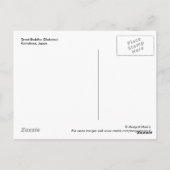 Great Buddha - Kamakura Briefkaart (Achterkant)