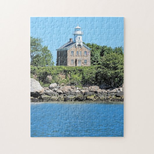 Great Captain Island Lighthouse Connecticut Puzzle Legpuzzel (Verticaal)