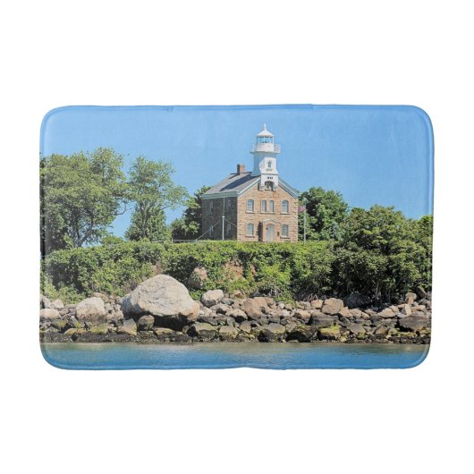 Great Captain Island Lighthouse, CT badmat (Voorkant)