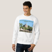 Great Captain Island Lighthouse, CT Sweatshirt (Voorkant volledig)