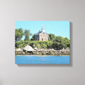 Great Captain Island Lighthouse CT Wrapped Canvas (Voorkant)