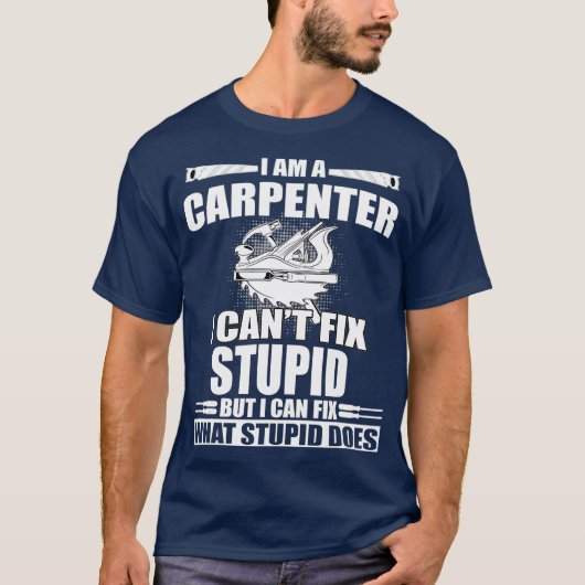 Great Carpenter Gift Craftsman Tool — Woodwork T-shirt (Voorkant)