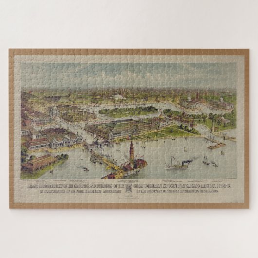 Great Columbian Exposition in Chicago, 1892-1893 Legpuzzel (Horizontaal)