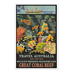 Great Coral Reef, Australië, Foto Afdruk