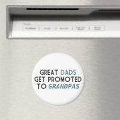 Great Dads Get Promoted to Grandpas Magneet (Insitu (Vaatwasser))