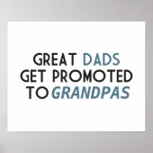 Great Dads Get Promoted to Grandpas Poster (Voorkant)