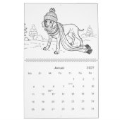 Great Dane 18-Maanden Kleurboek Persoonlijk Kalender (Jan 2027)