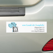 Great Dane aangepast logo en tekst Bumpersticker (Op auto)