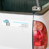 Great Dane aangepast logo en tekst Bumpersticker (Op Truck)