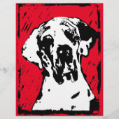 Great Dane aankondigingskaarten (Voorkant)