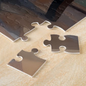 Great Dane Abstract Geometrisch Kerst Slaapmuts Legpuzzel (Zijkant)