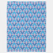 Great Dane abstract patroon Fleece Deken (Voorkant)