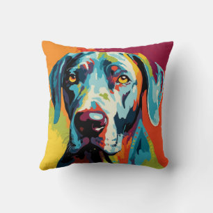 Great Dane Abstracte Pop Art Grafische Kunst Kussen
