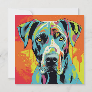 Great Dane Abstracte Pop Art Jubileum