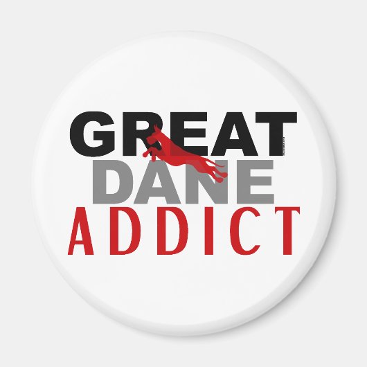 Great Dane Addict Magneet (Voorkant)