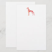 Great Dane afbeeldingen Briefpapier (Voorkant / Achterkant)