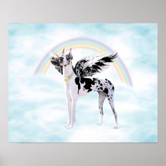 Great Dane Angel Harle Poster (Voorkant)
