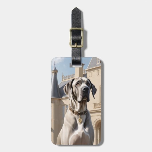 Great Dane Bagage Label (Voorkant verticaal)