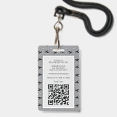 Great Dane bedrijfs-ID Badge (Achterkant met lanyard)