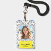 Great Dane bedrijfs-ID  Badge (Voorzijde met lanyard)