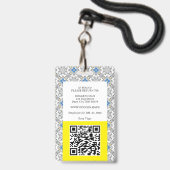 Great Dane bedrijfs-ID  Badge (Achterkant met lanyard)