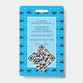 Great Dane bedrijfs-ID Badge (Achterkant)
