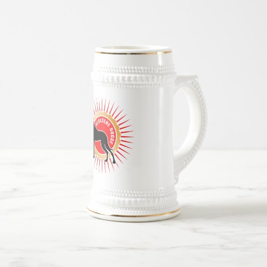 Great Dane Beer Stein Bierpul (Voorkant rechts)