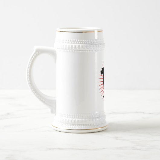Great Dane Beer Stein Bierpul (Links)