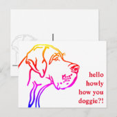 Great Dane-berichten Briefkaart (Voorkant / Achterkant)