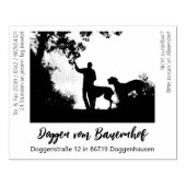 Great Dane Big  Gummistempel Rubberstempel (Afrduk)