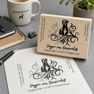 Great Dane Big  Rubberstempel