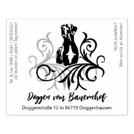 Great Dane Big  Rubberstempel