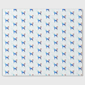 Great Dane Birthday Cadeaupapier (Vlak)