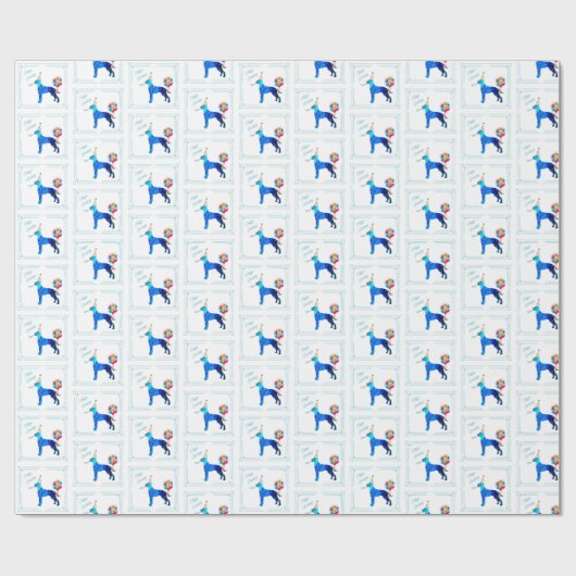 Great Dane Birthday Cadeaupapier (Vlak)