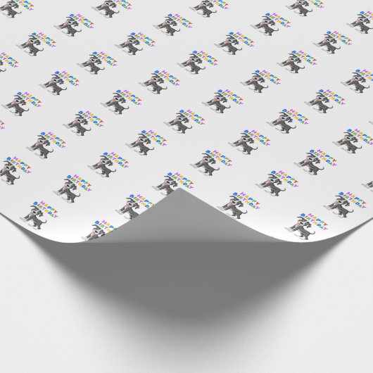 Great Dane Birthday Cadeaupapier (Hoek)