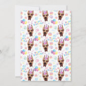 Great Dane Birthday Invitation Kaart (Achterkant)