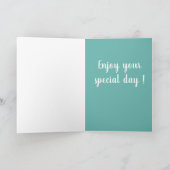  Great Dane Birthday Kaart (Binnen)