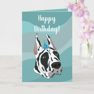  Great Dane Birthday Kaart
