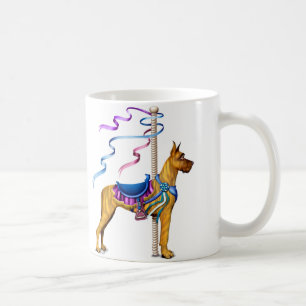 Great Dane Brindle Carousel Koffiemok