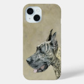 Great Dane (Brindle) schilderen - Oorspronkelijke Case-Mate iPhone Case (Achterkant)