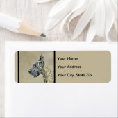 Great Dane (Brindle) schilderen - Oorspronkelijke Etiket (Insitu)