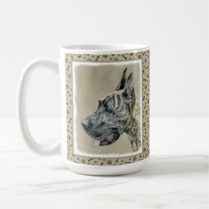 Great Dane (Brindle) schilderen - Oorspronkelijke Koffiemok