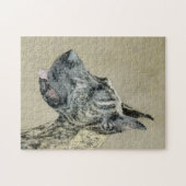 Great Dane (Brindle) schilderen - Oorspronkelijke  Legpuzzel (Horizontaal)