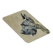 Great Dane (Brindle) schilderen - Oorspronkelijke  Magneet (Rechterzijde)